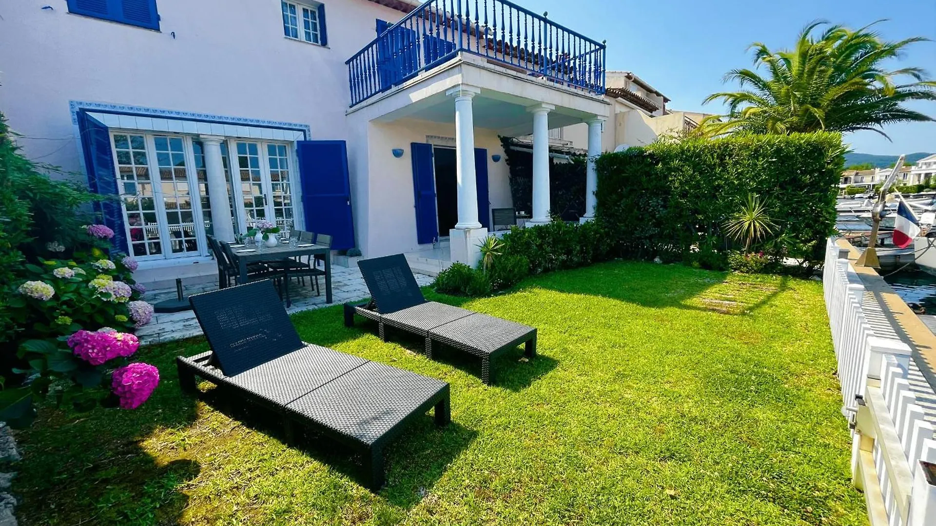 Wide House With Wifi And Ac A Terrace A Garden And A 12M Mooring Villa Grimaud